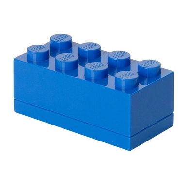 Storage Container Lego Kids Mini Brick 8 Blue
