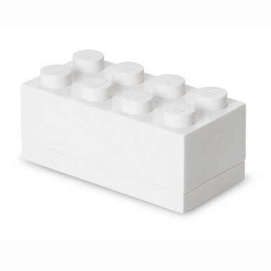Opbergbox Lego Mini Brick 8 Wit