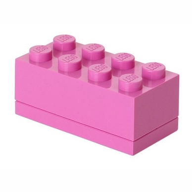 Aufbewahrungskiste Lego Mini Brick 8 Rosa
