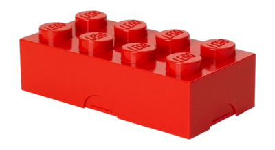Lunchbox LEGO 8 Rouge