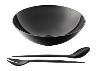 2---351010_Krenit_Melamin_Salad_SetandBowl_Black