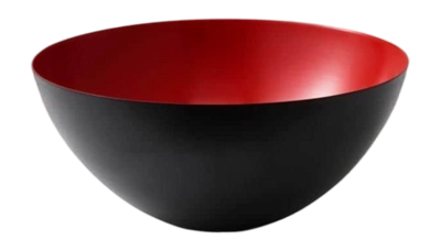 Schale Normann Copenhagen Krenit Red / Black 8,4 cm