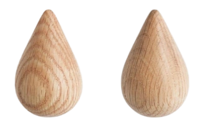 Haakje Normann Copenhagen Dropit Oak 9,3 cm