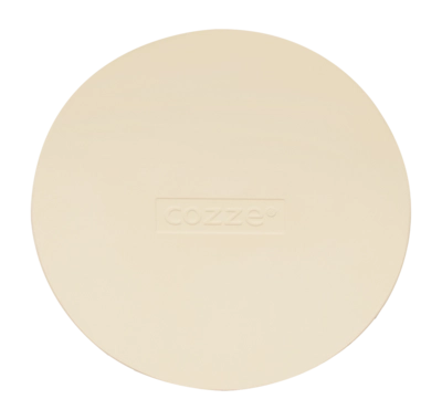 Pizzasteen Cozze 13 inch Roterende Pizzaoven Crème Ø34,5 x 1 cm