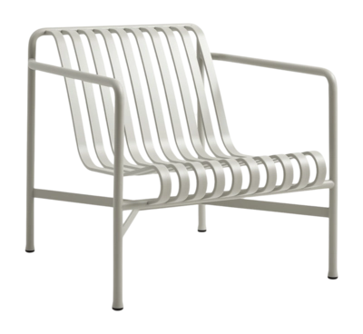 Tuinstoel HAY Palissade Lounge Chair Low Sky Grey Powder Coated Steel