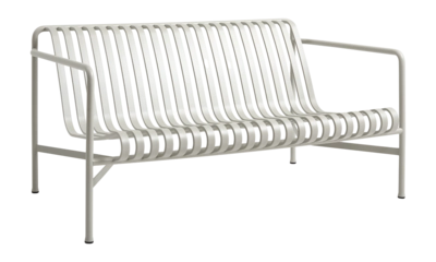 Tuinbank HAY Palissade Lounge Sofa Sky Grey Powder Coated Steel