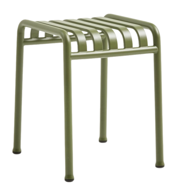 Kruk HAY Palissade Stool Olive Powder Coated Steel