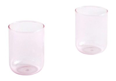 Verre à Eau HAY Tint Pink 300 ml (Lot de 2)