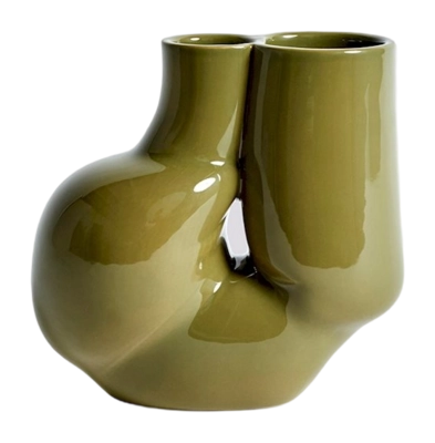 Vase HAY W&S Chubby Olive Green '25