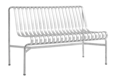 Tuinbank HAY Palissade Dining Bench W/O. Armrest Hot Galvanised Steel