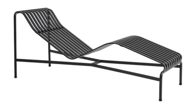 Ligbed HAY Palissade Chaise Longue Anthracite