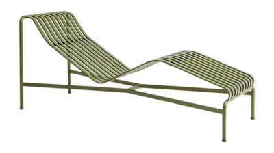 Ligbed HAY Palissade Chaise Longue Olive