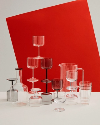Tint Wine Glass Set of 2 grey_clear_Rim Collection_Glass Jug L_Tavern Glass M clear 01