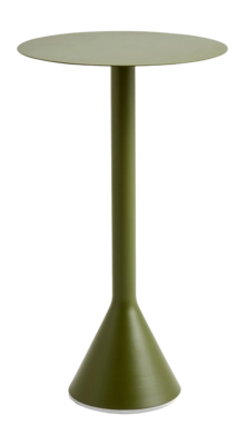 Tuintafel HAY Palissade Cone Table Olive Powder Coated Steel (Ø60 x 105  cm)
