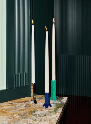 Arcs Candleholder L mirror_S dark blue (1)