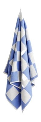 Duschtuch HAY Check Sky Blue (70 x 135 cm)
