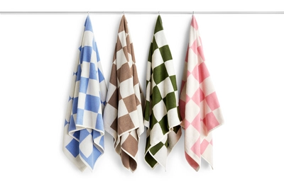 Check Bath Towel Family 02