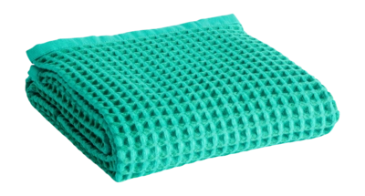Douchelaken HAY Waffle Emerald Green 70 x 140 cm