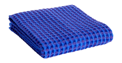 Handtuch HAY Waffle Vibrant Blue 50 x 100 cm