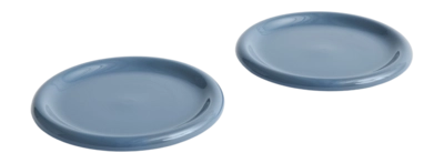 Assiettes HAY Barro Dark Blue Ø24 cm (Lots de 2)