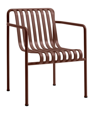 Chaise de Jardin HAY Palissade Dining Armchair Iron Red Powder Coated Steel
