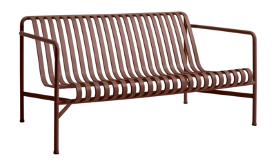 Tuinbank HAY Palissade Lounge Sofa Iron Red Powder Coated Steel