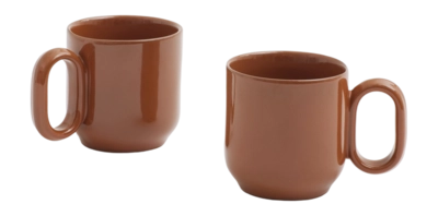 Cup HAY Barro Natural Ø8 x H7,5 (Set of 2)