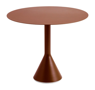 Tuintafel HAY Palissade Cone Table Iron Red Powder Coated Steel (Ø90 x 74  cm)