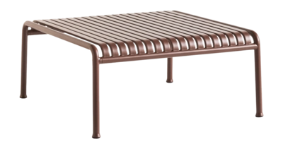 Tuintafel HAY Palissade Low Table Iron Red Powder Coated Steel (81,5 x 86 x 38 cm)