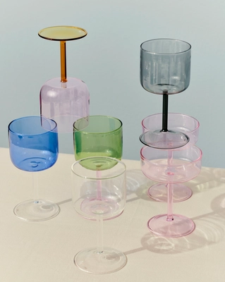 Tint Wine Glass_Tint Coupe Glass pink 01