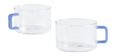 Tasse HAY Brew Jade Light Blue 200 ml (Set von 2)