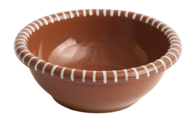 Salad Bowl HAY Barro Natural With Stripes Large Ø26 x H9