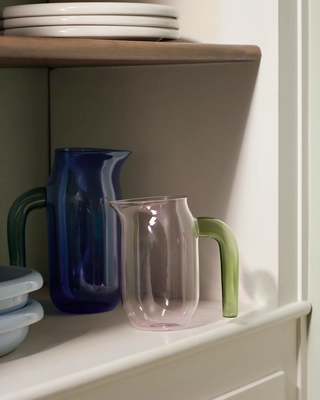 Jug XL blue_Jug S pink