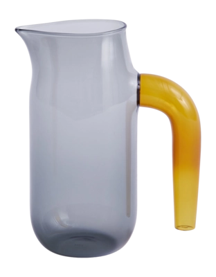 Carafe d'Eau HAY Jug Charcoal 1,2L