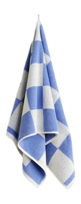 Handtuch HAY Check Sky Blue (50 x 90 cm)