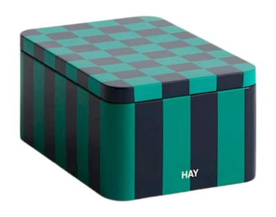 Boîte en Métal HAY Small Green / Dark Blue