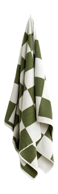 Badetuch HAY Check Bio Matcha (70 x 136 cm)