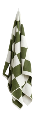 Handdoek HAY Check Organic Matcha (50 x 90 cm)