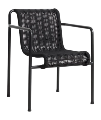Tuinstoel HAY Palissade Cord Dining Armchair Anthracite
