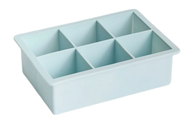 Bac à Glaçons HAY Ice Cube Tray-6 Cubes XX-Large-Ice Blue