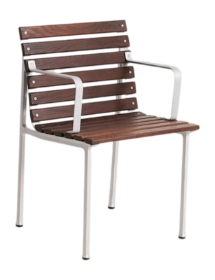 Tuinstoel HAY Traverse Dining Armchair Bruin