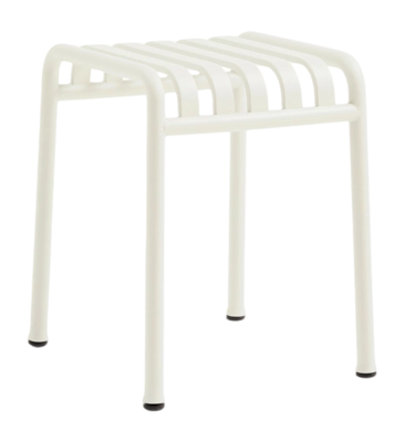 Kruk HAY Palissade Stool Cream White Powder Coated Steel