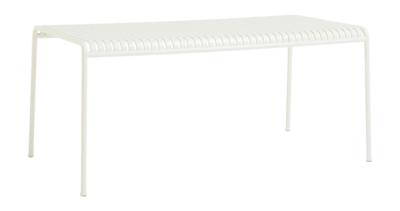Tuintafel HAY Palissade Table Cream White Powder Coated Steel (170 x 90 x 75 cm)