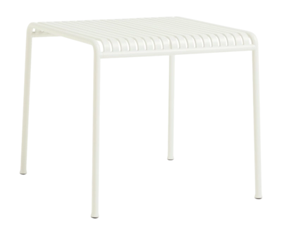 Tuintafel HAY Palissade Table Cream White Powder Coated Steel (82,5 x 90 x 75 cm)