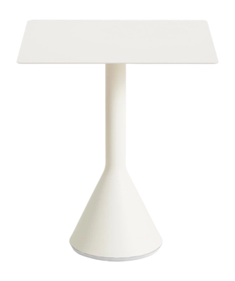 Tuintafel HAY Palissade Cone Table Cream White Powder Coated Steel (65 x 65 x 74  cm)