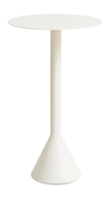 Tuintafel HAY Palissade Cone Table Cream White Powder Coated Steel (Ø60 x 105  cm)
