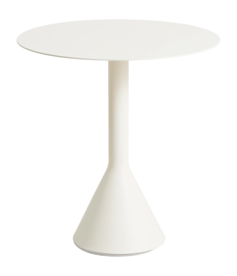Table de Jardin HAY Palissade Cone Table Cream White Powder Coated Steel (Ø70 x 74 cm)