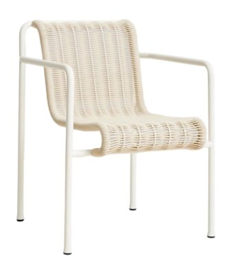 Tuinstoel HAY Palissade Cord Dining Armchair Cream White