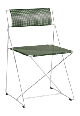 Stoel HAY X-Line Chair Hot Galvanised Base Autumn Green