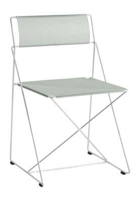 Stoel HAY X-Line Chair Hot Galvanised Base Pale Linden